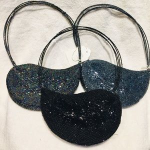 Rhinestone beaded party bag